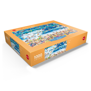 Surfing - Blachon - Cartoon Classics 1000 Jigsaw Puzzle box view1