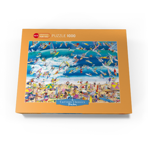 Surfing - Blachon - Cartoon Classics 1000 Jigsaw Puzzle box view3