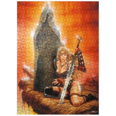 puzzleplate Rock - Luis Royo - amazonas 500 Jigsaw Puzzle