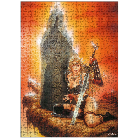 puzzleplate Rock - Luis Royo - amazonas 500 Jigsaw Puzzle