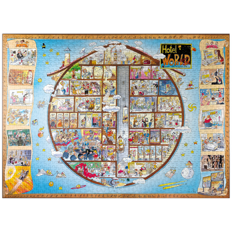 puzzleplate Hotel World 1000 Jigsaw Puzzle