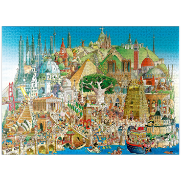 puzzleplate Global City 1000 Jigsaw Puzzle