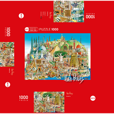 Global City 1000 Jigsaw Puzzle box 3D Modell