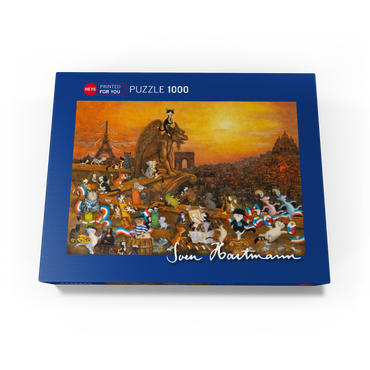 Cats in Paris - Sven Hartmann 1000 Jigsaw Puzzle box view3