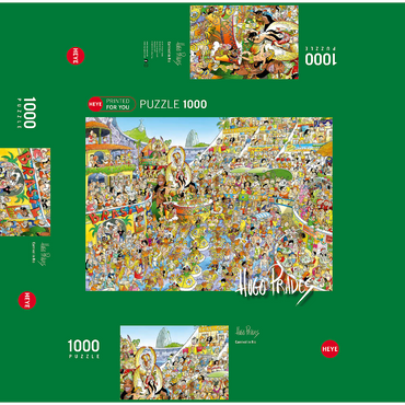 Carnival in Rio 1000 Jigsaw Puzzle box 3D Modell