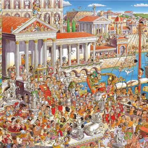 Ancient Rome 1000 Jigsaw Puzzle 3D Modell