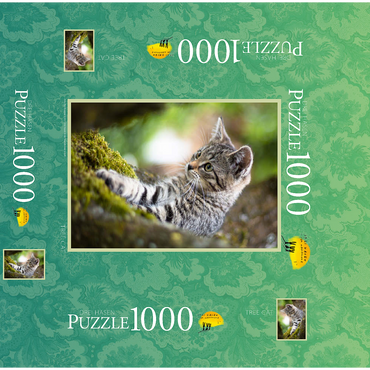 Treecat 1000 Jigsaw Puzzle box 3D Modell