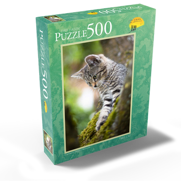 Treecat - cat climbing in tree 500 Jigsaw Puzzle box view1