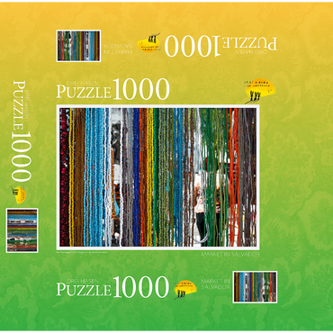 Salvador market 1000 Jigsaw Puzzle box 3D Modell