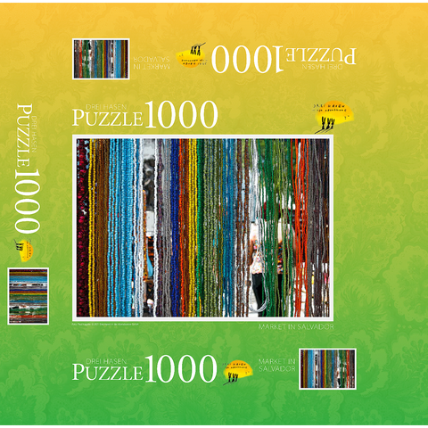 Salvador market 1000 Jigsaw Puzzle box 3D Modell