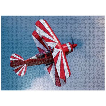 puzzleplate Red and White Pitts S-2B Special 500 Jigsaw Puzzle