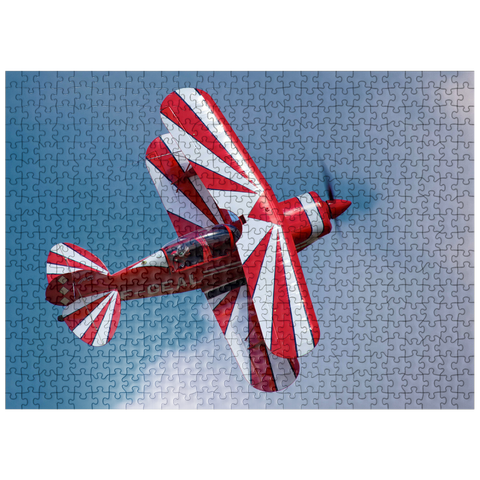 puzzleplate Red and White Pitts S-2B Special 500 Jigsaw Puzzle
