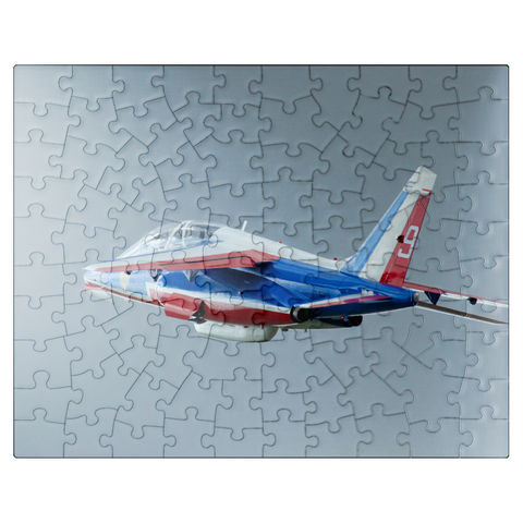 puzzleplate Dassault Dornier Alpha Jet - Patrouille de France 100 Jigsaw Puzzle