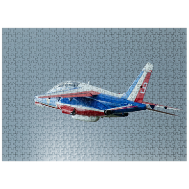 puzzleplate Dassault Dornier Alpha Jet - Patrouille de France 500 Jigsaw Puzzle