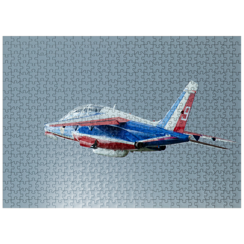 puzzleplate Dassault Dornier Alpha Jet - Patrouille de France 500 Jigsaw Puzzle