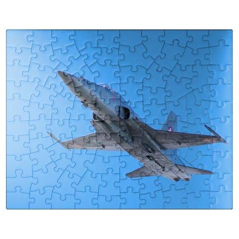 puzzleplate Northrop F-5E Tiger II - in climb 100 Jigsaw Puzzle