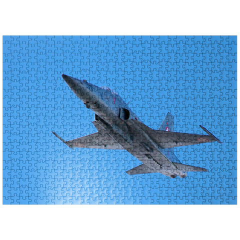 puzzleplate Northrop F-5E Tiger II - in climb 500 Jigsaw Puzzle