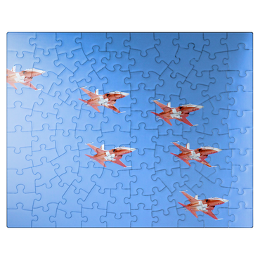puzzleplate Swiss Patrol Northrop F-5E Tiger II 100 Jigsaw Puzzle