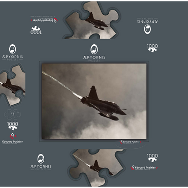 Dassault Mirage 2000N 1000 Jigsaw Puzzle box 3D Modell
