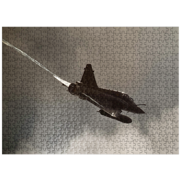 puzzleplate Dassault Mirage 2000N from above 500 Jigsaw Puzzle