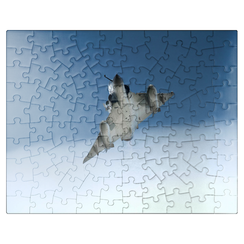 puzzleplate Dassault Mirage 2000N from below 100 Jigsaw Puzzle