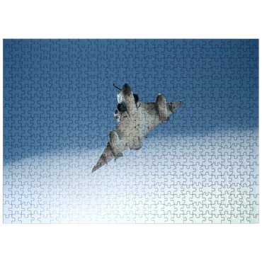 puzzleplate Dassault Mirage 2000N from below 500 Jigsaw Puzzle