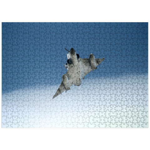 puzzleplate Dassault Mirage 2000N from below 500 Jigsaw Puzzle