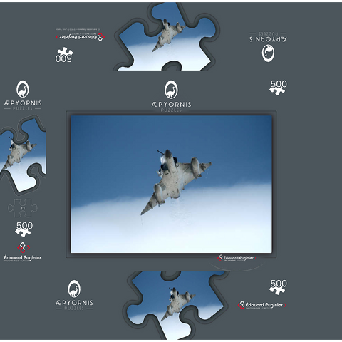 Dassault Mirage 2000N from below 500 Jigsaw Puzzle box 3D Modell