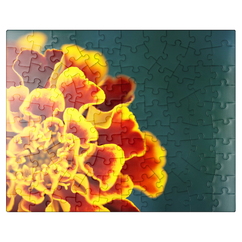 puzzleplate Marigold  Tagetes patula 100 Jigsaw Puzzle