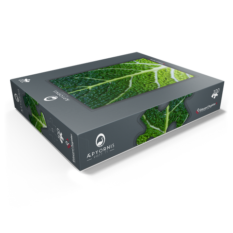 Kale Leaf - Close and Personal 100 Jigsaw Puzzle box view1