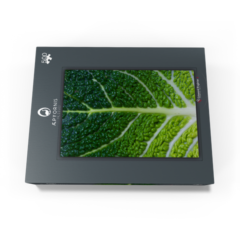 Kale Leaf - Close and Personal 500 Jigsaw Puzzle box view1