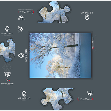 White Nature 1000 Jigsaw Puzzle box 3D Modell