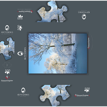 White Nature 500 Jigsaw Puzzle box 3D Modell
