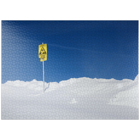 puzzleplate Ski area boundary 1000 Jigsaw Puzzle
