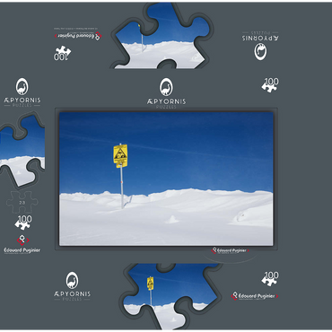 Ski area boundary 100 Jigsaw Puzzle box 3D Modell
