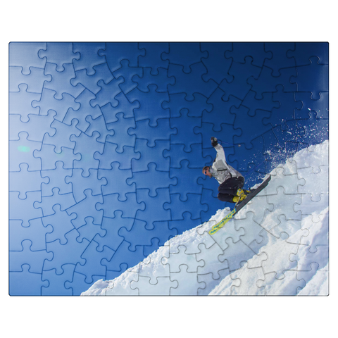 puzzleplate For Ski Love 100 Jigsaw Puzzle