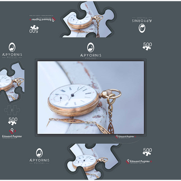 Winding Watch 500 Jigsaw Puzzle box 3D Modell