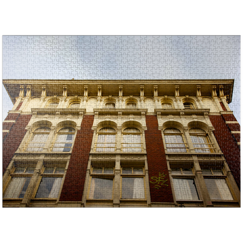 puzzleplate Amsterdam facade 1000 Jigsaw Puzzle