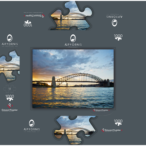 Sydney's Harbour Bridge 1000 Jigsaw Puzzle box 3D Modell