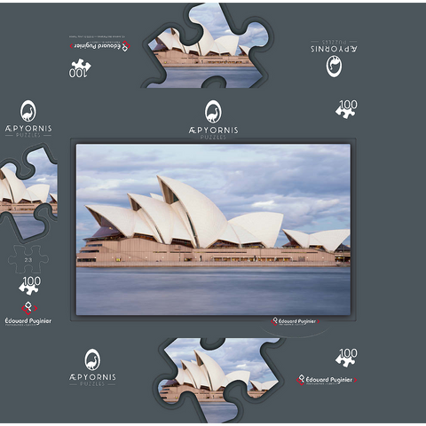 Sydney Opera House 100 Jigsaw Puzzle box 3D Modell