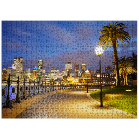 puzzleplate Sydneys evening 500 Jigsaw Puzzle