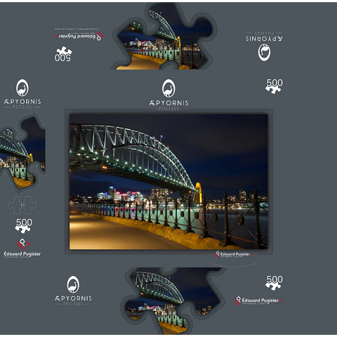 Sydneys Harbour Bridge 500 Jigsaw Puzzle box 3D Modell