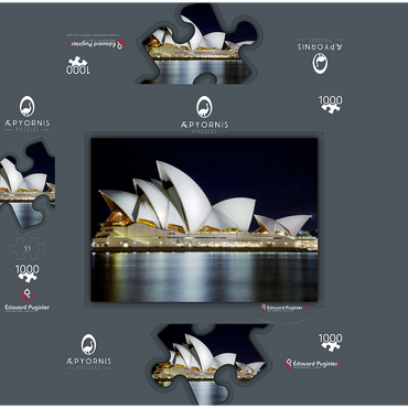Sydney Opera House 1000 Jigsaw Puzzle box 3D Modell