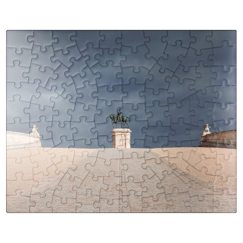 puzzleplate Chantilly Castel - Stormy Sky 100 Jigsaw Puzzle