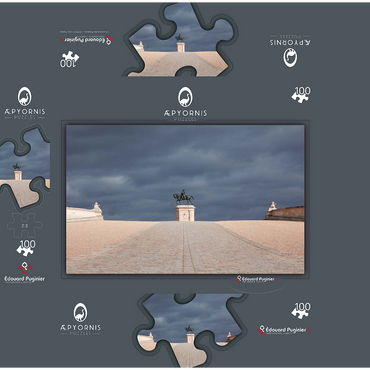 Chantilly Castel - Stormy Sky 100 Jigsaw Puzzle box 3D Modell