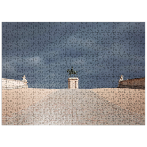 puzzleplate Chantilly Castel - Stormy Sky 500 Jigsaw Puzzle