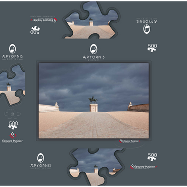 Chantilly Castel - Stormy Sky 500 Jigsaw Puzzle box 3D Modell