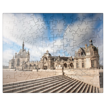puzzleplate Chantilly Castel Close-up 100 Jigsaw Puzzle