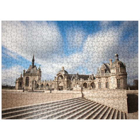 puzzleplate Chantilly Castel Close-up 500 Jigsaw Puzzle