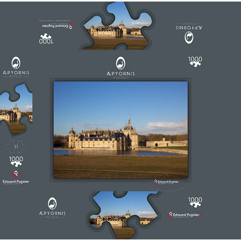 Chantilly Castel 1000 Jigsaw Puzzle box 3D Modell